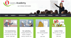 Desktop Screenshot of learyacademy.nl