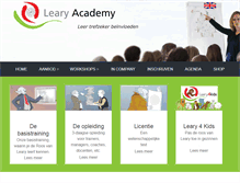 Tablet Screenshot of learyacademy.nl